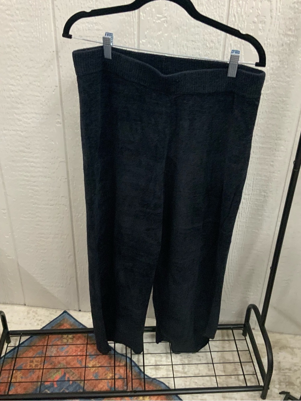 Barefoot Dreams Black Straight Leg Pants
